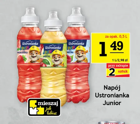 Napój Ustronianka Junior jabłko promocja w Gram Market