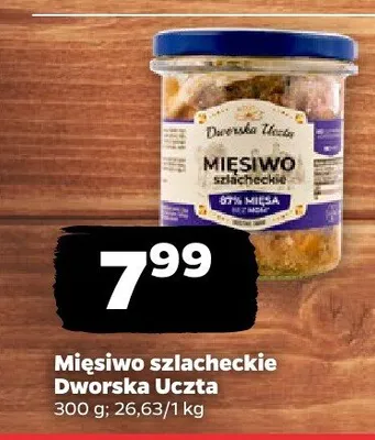 Mięsiwo szlacheckie Dworska Uczta promocja w Netto