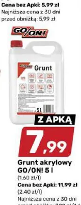 Grunt akrylowy GO/ON! promocja w Bricomarche