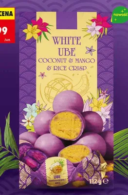 Cukierki White UBE z nadzieniem promocja w Biedronka