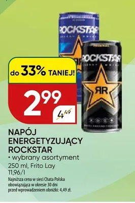 Napój energetyzujący Rockstar promocja w Chata Polska