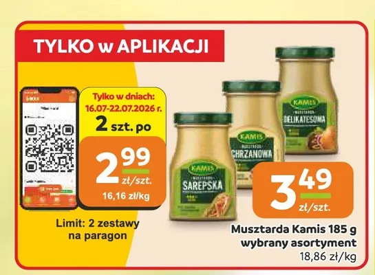Musztarda Kamis promocja w Gama