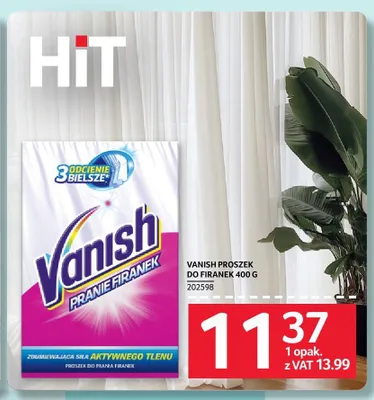 Proszek do firanek Vanish promocja w Selgros