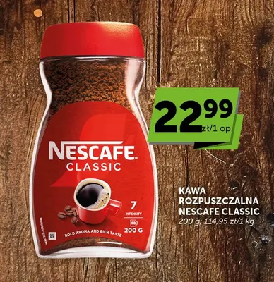 Kawa rozpuszczalna Nescafe Classic promocja w Groszek