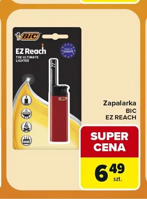 Zapalarka Bic Ez Reach promocja w Carrefour Market