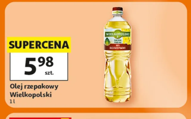 Olej rzepakowy Wielkopolski promocja w Auchan