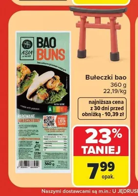 Bułeczki bao Bao Asia promocja w Carrefour