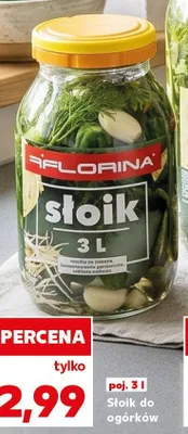 Słoik do ogórków Florina 3 l promocja w Kaufland