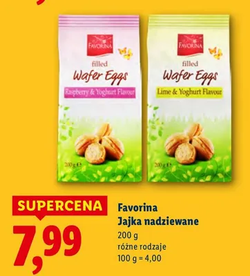 Jajka nadziewane, różne rodzaje promocja w Lidl