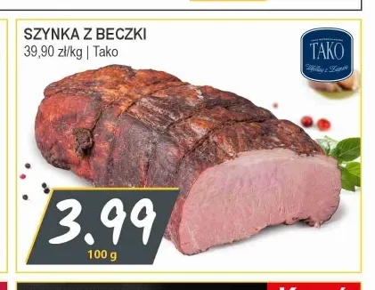 Szynka z beczki Tako promocja w Słoneczko