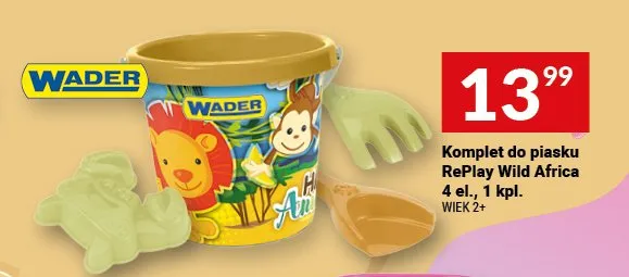 Komplet do piasku RePlay Wild Africa Wader promocja w Twój Market
