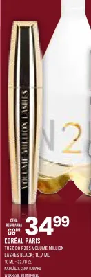 Tusz do rzęs L'Oréal Paris Volume Million Lashes Black promocja w Drogerie Natura