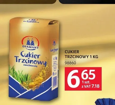 Cukier trzcinowy Diamant promocja w Selgros