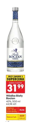 Wódka Biały Bocian promocja w Biedronka