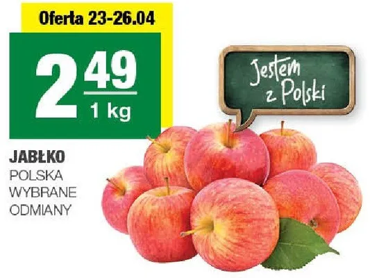 Jabłko polska wybrać odmiany promocja w SPAR