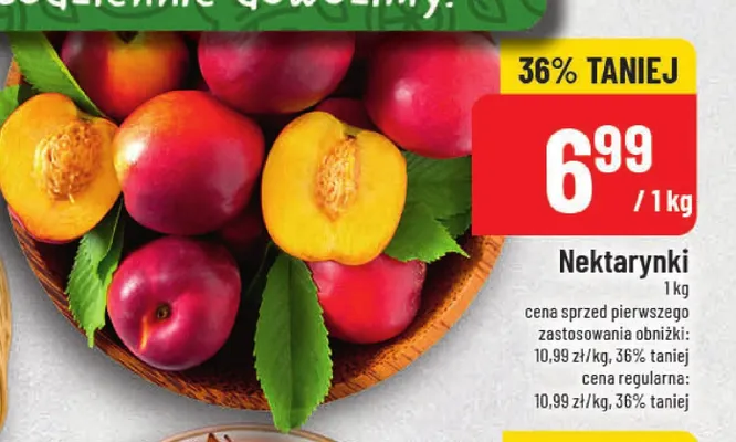 Nektarynki promocja w POLOmarket