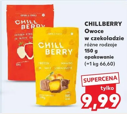 Owoce w czekoladzie różne rodzaje promocja w Kaufland