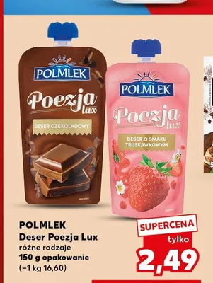 Deser Polmlek Poezja Lux czekoladowy promocja w Kaufland