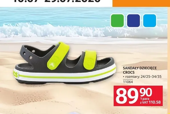 Sandały dziecięce Crocs promocja w Selgros