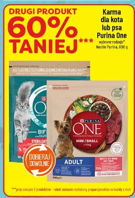 Karma dla kota lub psa wybrane rodzaje promocja w POLOmarket