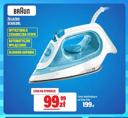 Żelazko Braun SI3053BL promocja w RTV EURO AGD