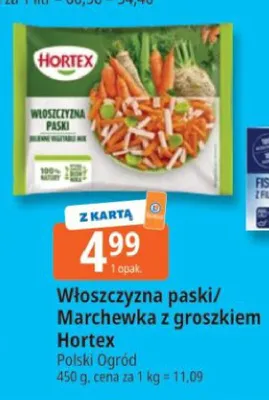 Włoszczyzna paski Hortex Polski Ogród promocja w Leclerc
