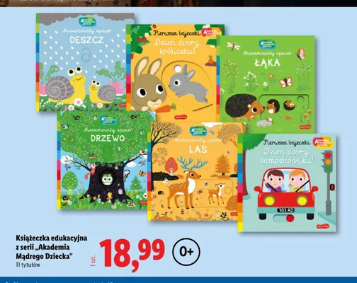 Książeczka edukacyjna z serii Akademia Mądrego Dziecka promocja w Lidl
