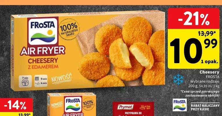 Danie Frosta Air Fryer Cheesery z edamerem promocja w Intermarche