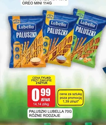 Paluszki Lubella z sezamem promocja w Bingo