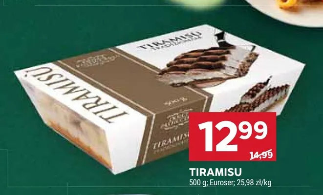 Tiramisu Euroser promocja w Stokrotka