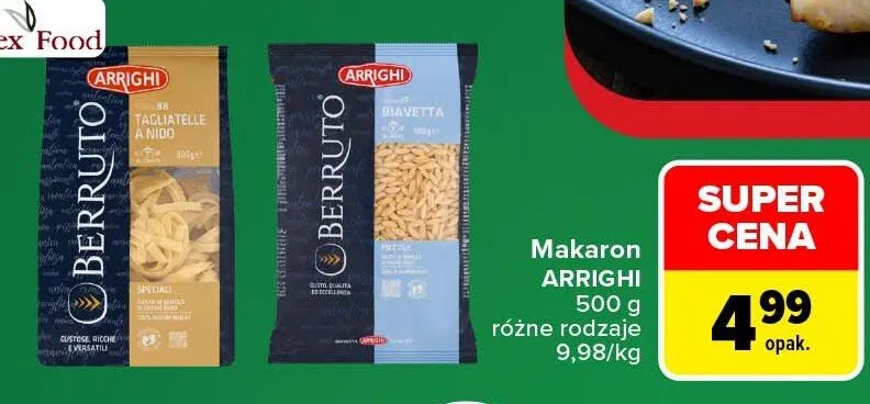 Makaron Arrighi promocja w Carrefour