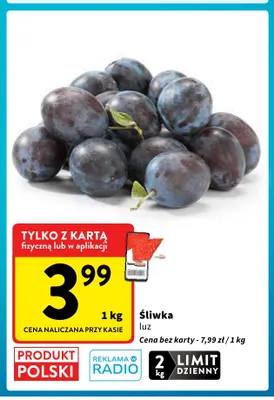 Śliwki promocja w Intermarche