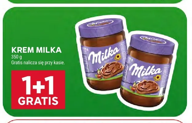 Krem Milka promocja w Stokrotka