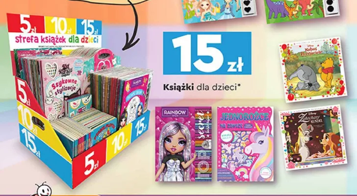 Książki dla dzieci promocja w Biedronka