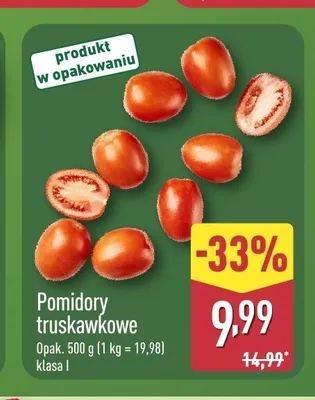 Pomidory malinowe promocja w Aldi