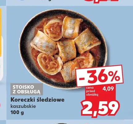 Koreczki śledziowe kaszubskie promocja w Kaufland