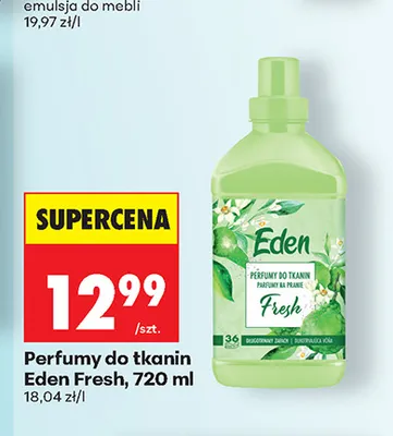 Perfumy do tkanin Eden Fresh promocja w Biedronka