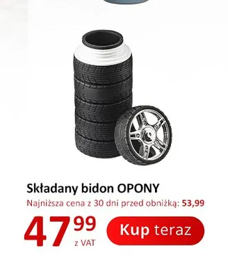 Składany bidon Opony promocja w Poczta Polska
