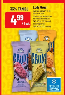 Lody Gruvi promocja w POLOmarket