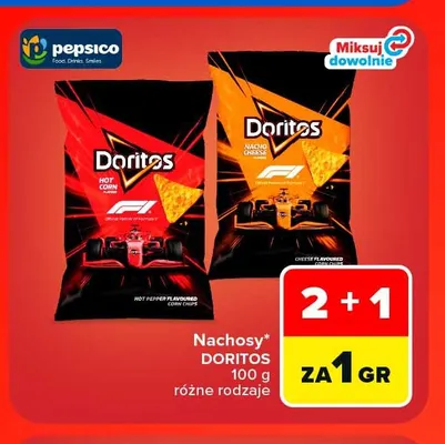 Nachosy Doritos Nacho Cheese promocja w Carrefour