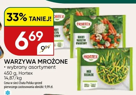 Warzywa mrożone promocja w Chata Polska