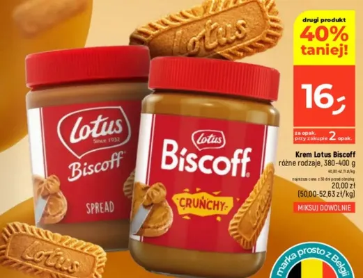 Krem Biscoff różne rodzaje promocja w Dealz