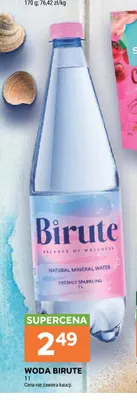 Woda gazowana Birute promocja w Stokrotka
