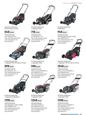 Kosiarka spalinowa Performance Power promocja w Castorama