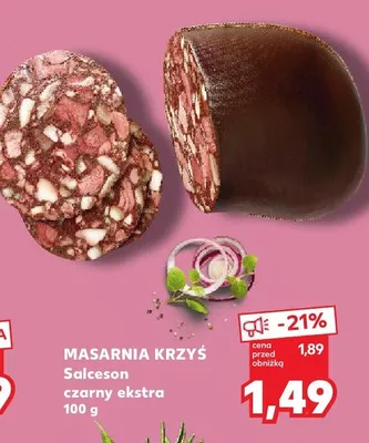 Salceson czarny ekstra promocja w Kaufland