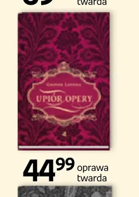 Książka Upiór opery W.A.B. promocja w Empik