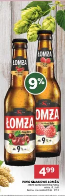 Piwo smakowe Łomża Wiśnia promocja w Stokrotka