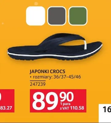 Japonki Crocs promocja w Selgros