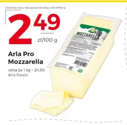 Ser Mozzarella Arla Pro promocja w Frac