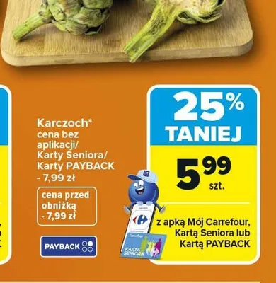 Karczoch promocja w Carrefour Market